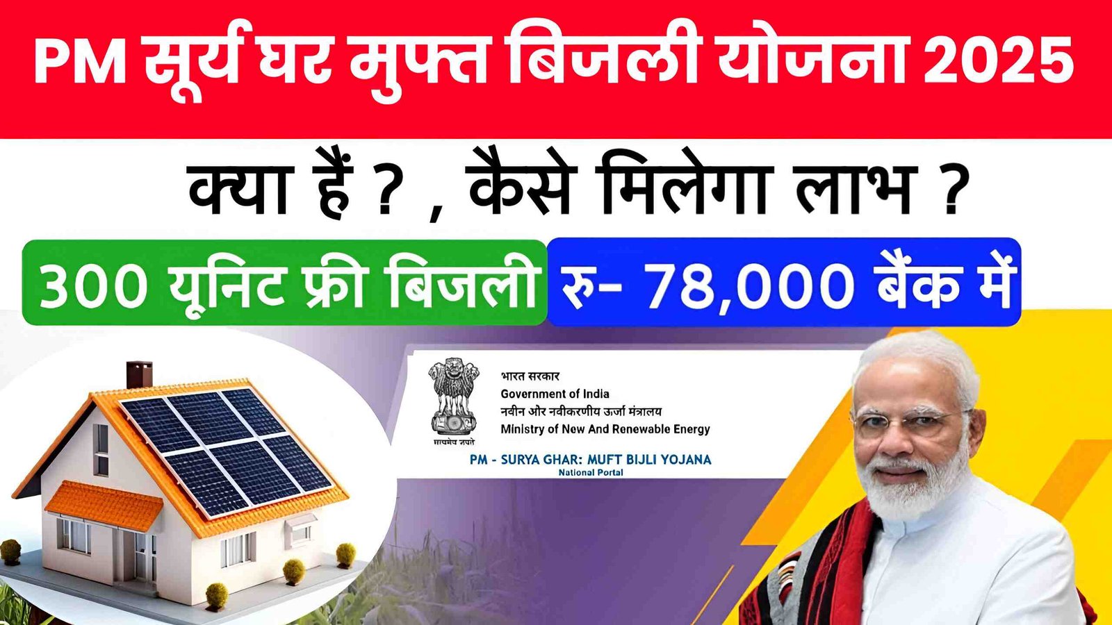 PM Surya Ghar Muft Bijli Yojana 2025