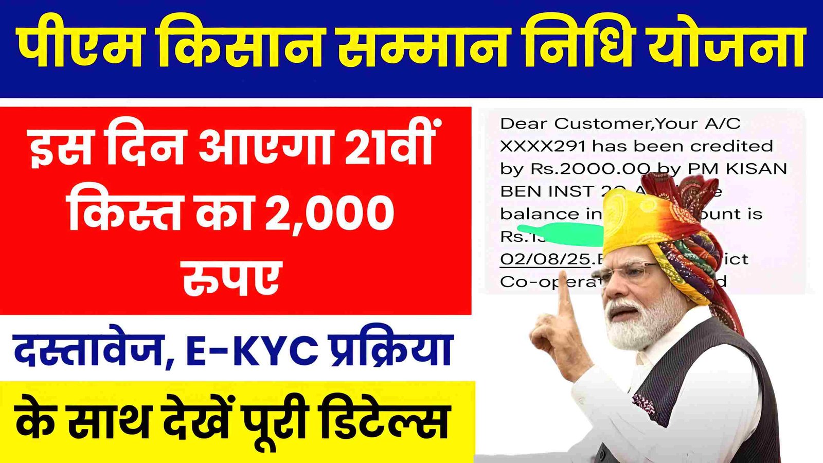 PM Kisan 21st Installment Date 2025